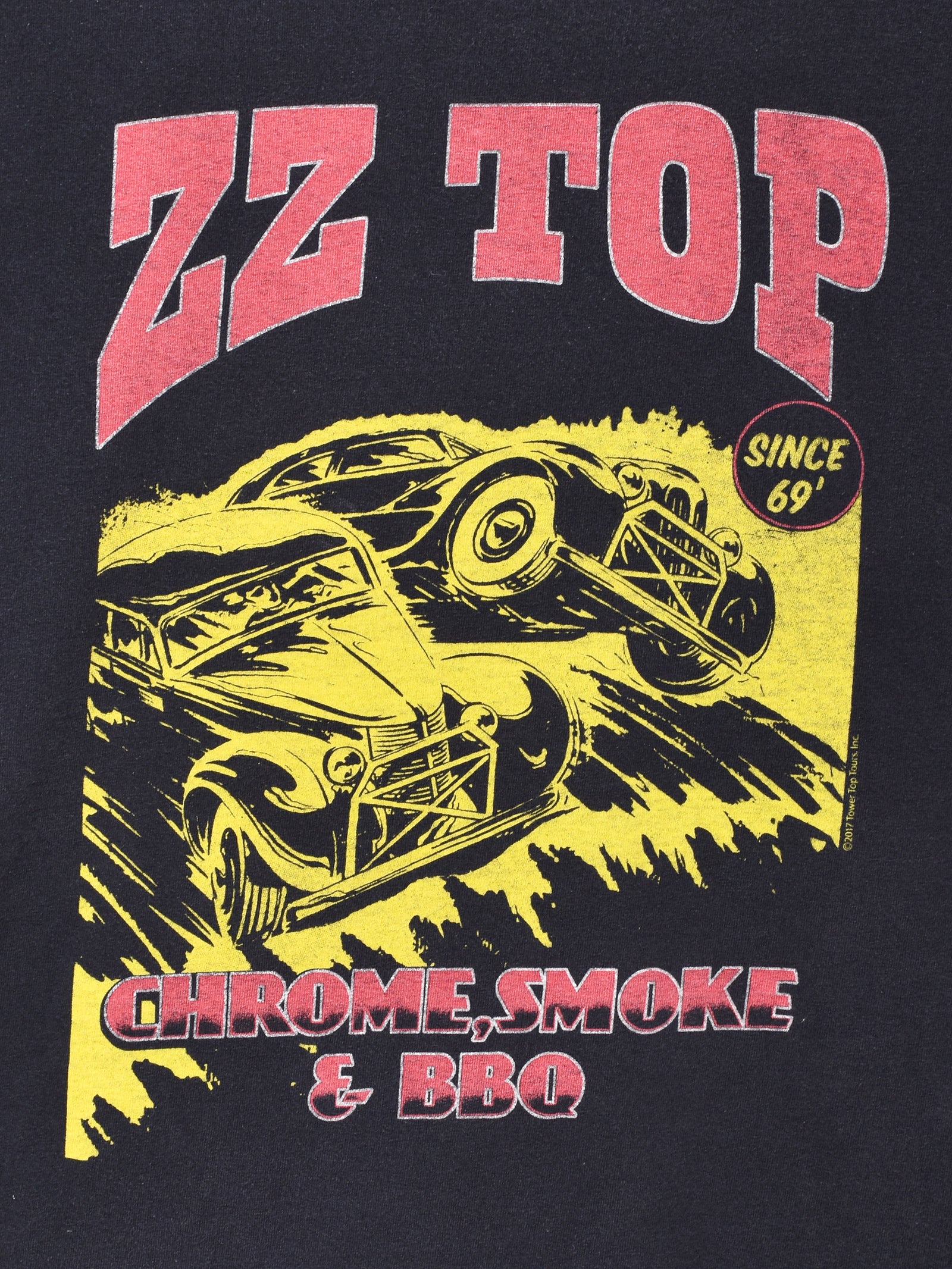 ZZ TOP 13 グラフィックT ZZ Top バンドTシャツ ZZトップ 13 Box Logo [Back Print