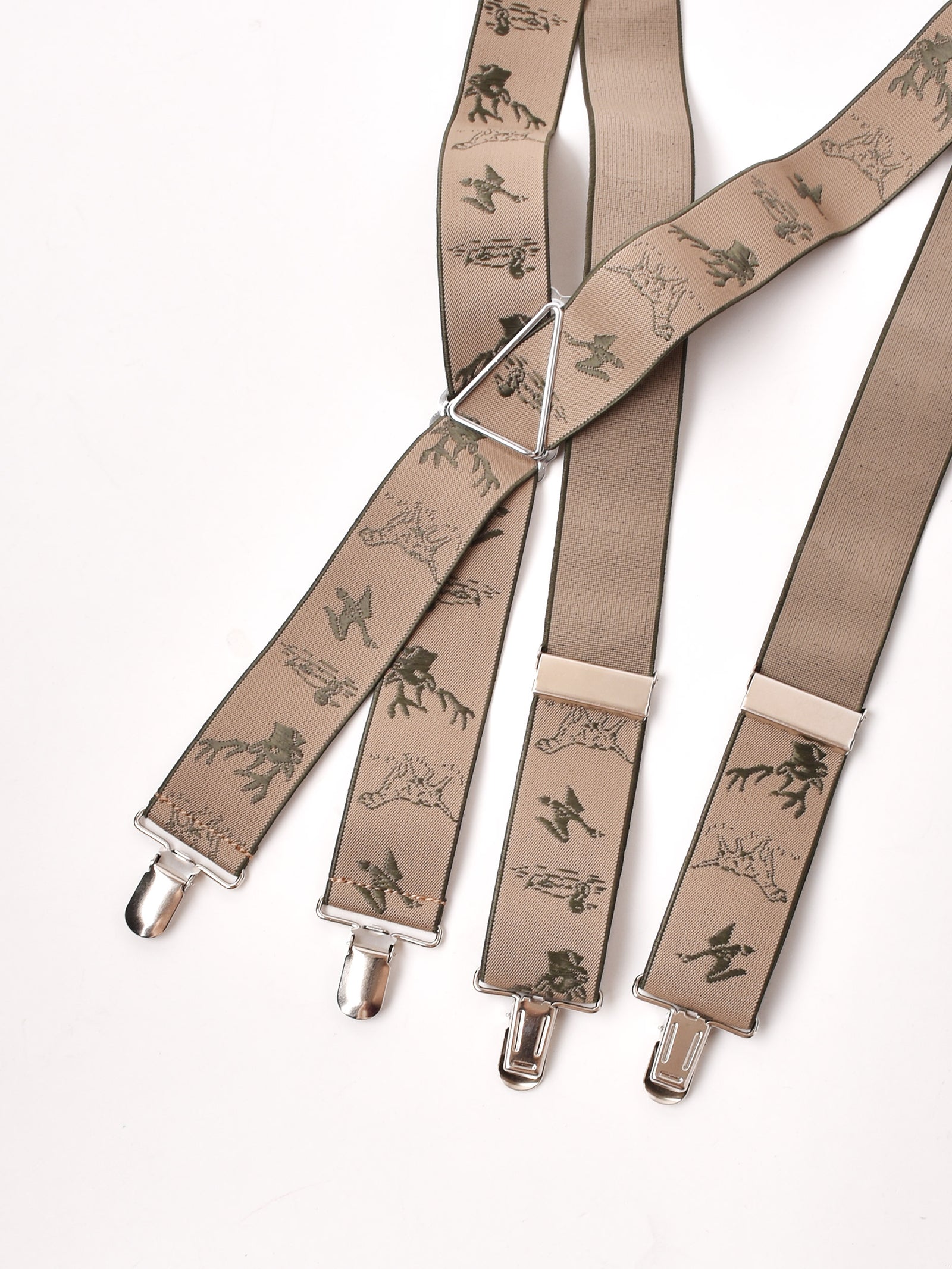 batak トラウザーズ 生地Taylor&Lodge サスペンダー付 2色展開】アニマル柄 サスペンダー – 古着屋Top of the Hillの