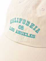 【2色展開】ロゴ刺繍入り ナイロンキャップ「CALIFORNIA」