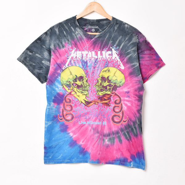 タイダイ染め METALLICA バンドTシャツ – 古着屋Top of the Hillの