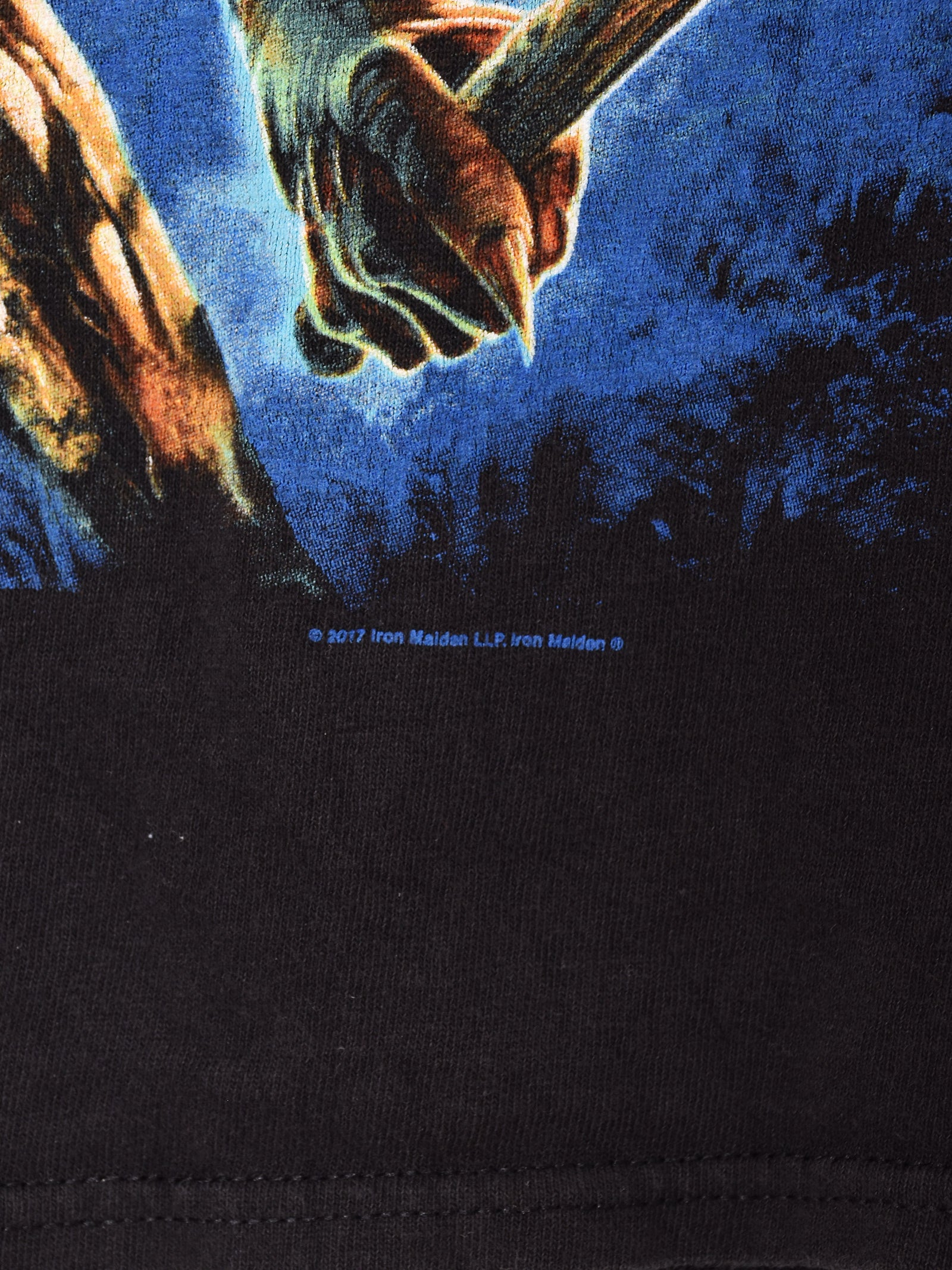 IRON MAIDEN サウンドクルー 音響 Tシャツ ワールドツアー2013年 IRON MAIDEN 「THE BOOK OF SOULS WORLD TOUR」 バンドTシャツ