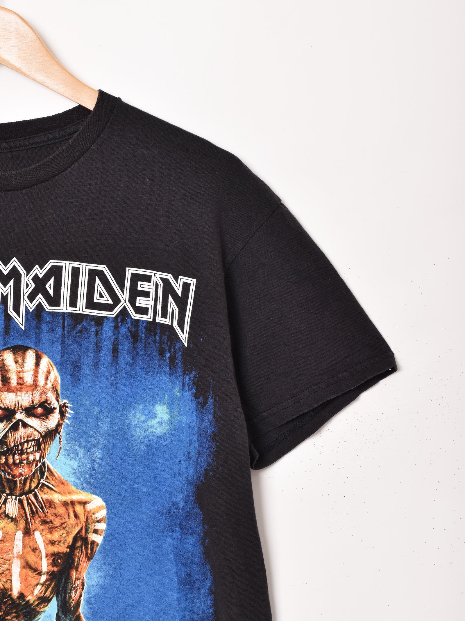 IRON MAIDEN 「THE BOOK OF SOULS WORLD TOUR」 バンドTシャツ – 古着