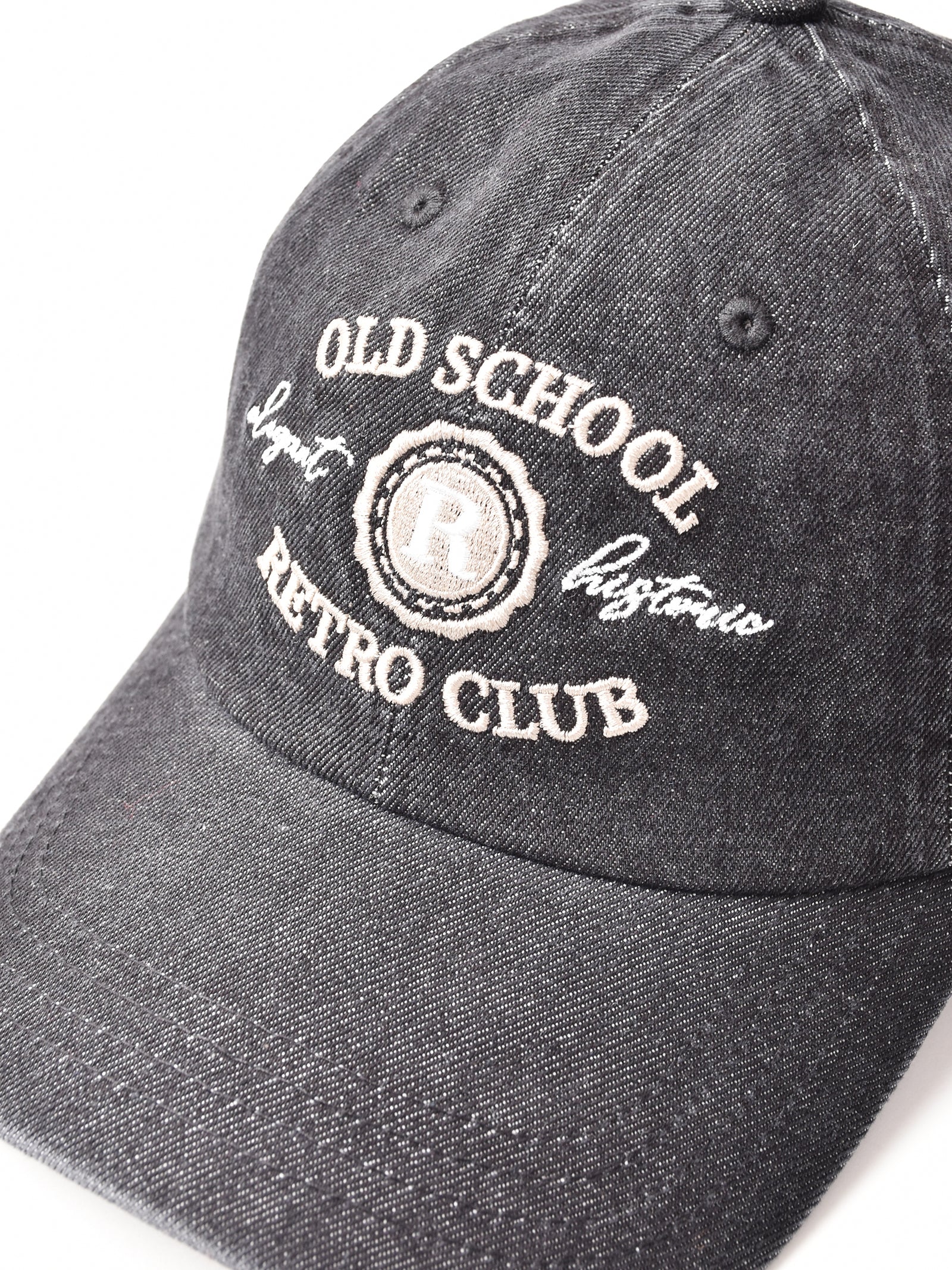 刺繍入り デニムキャップ【OLD SCHOOL RETRO CLUB】 – 古着屋Top of
