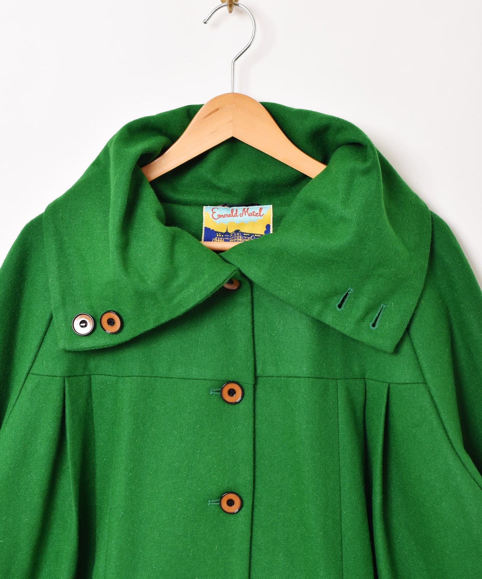 3色展開】Emerald Motel デザインカラー ウールコート – 古着屋Top of 