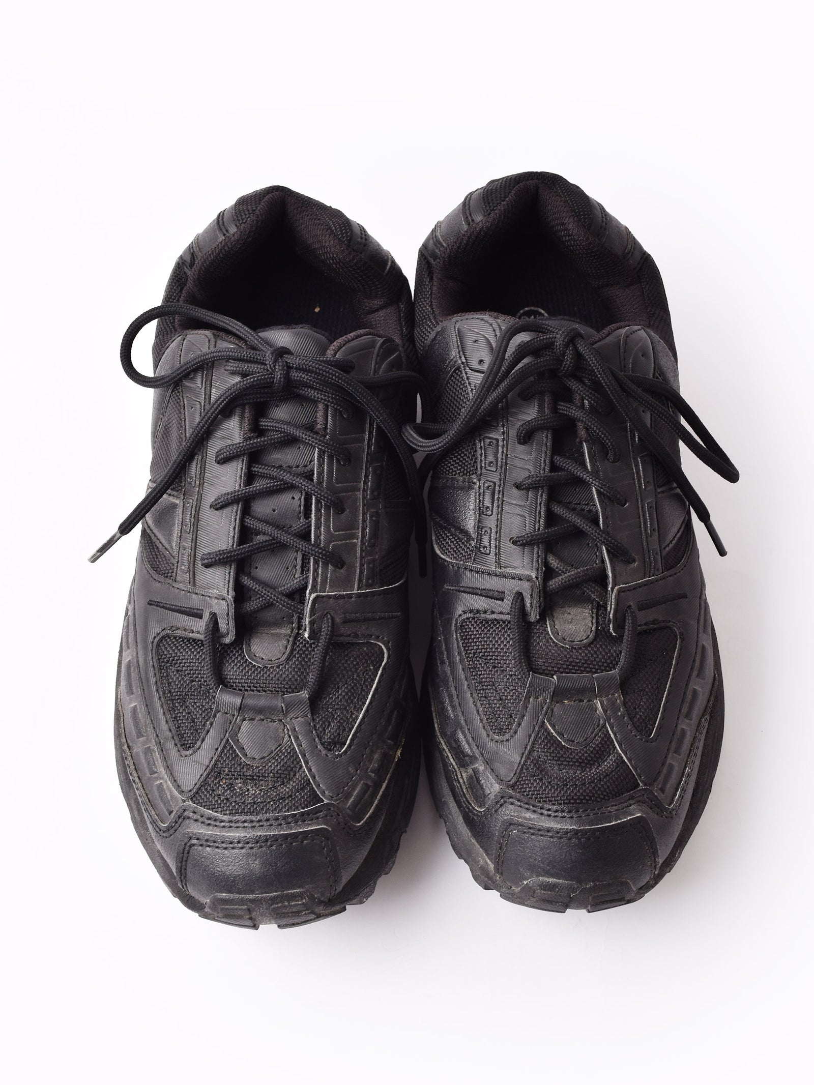 【美品】 y2kトレーニングシューズ 27.5㎝　スニーカー 黒 ドイツ軍 トレーニングシューズ 27.5cm – 古着屋Top of the Hillの