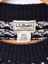 ノルウェー製 L.L.Bean バーズアイ セーター