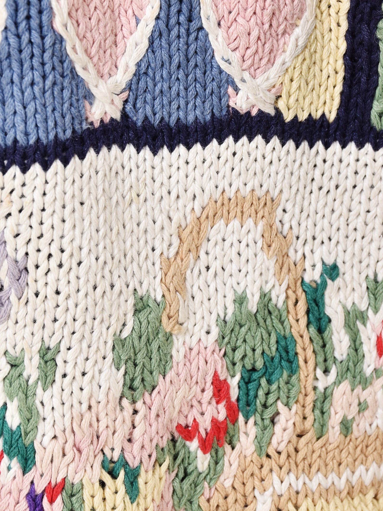 パッチワーク風 刺繍 カーディガン – 古着屋Top of the Hillのネット 