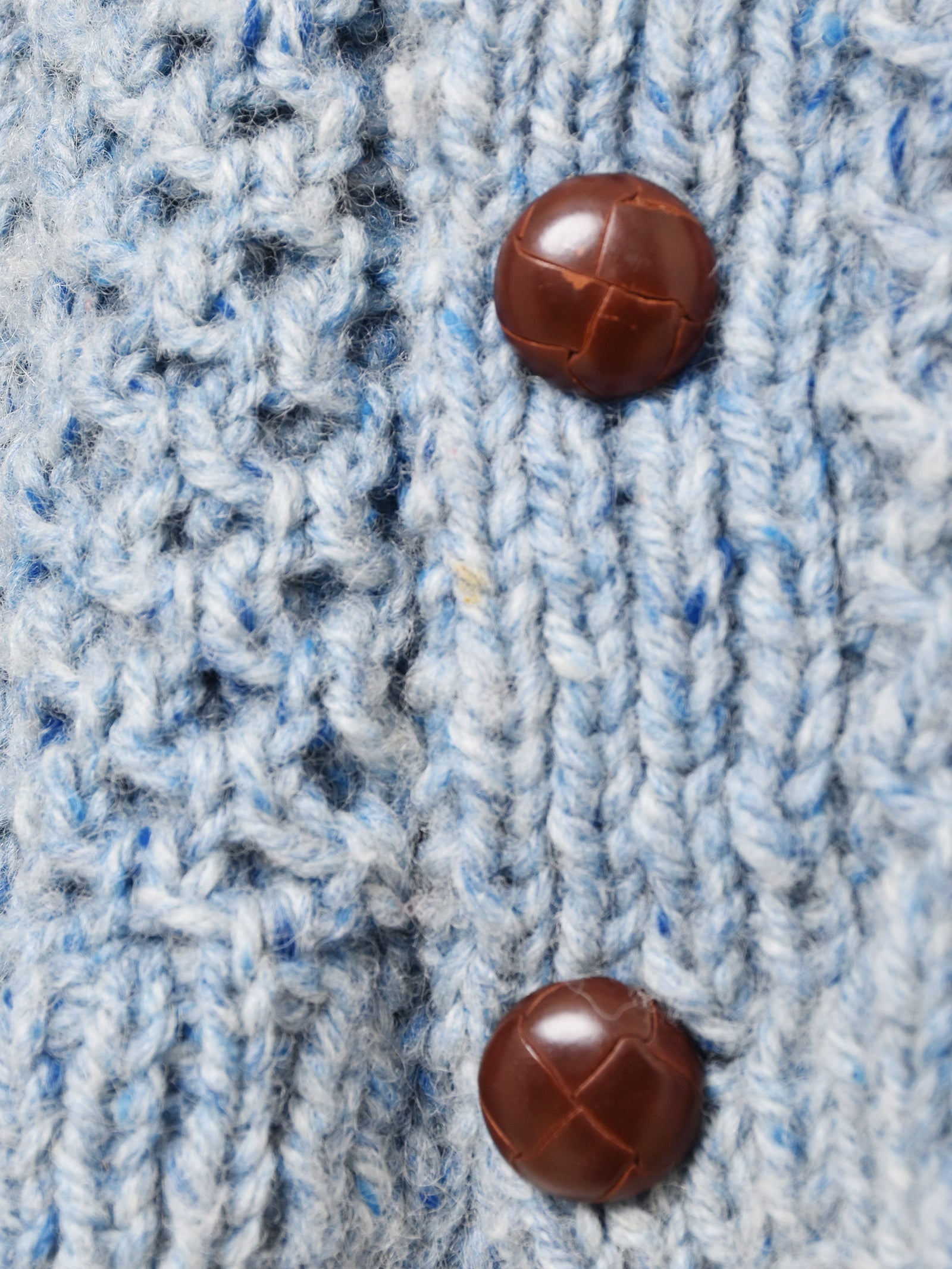 アランニットカーディガン ブルー – 古着屋Top of the Hillのネット