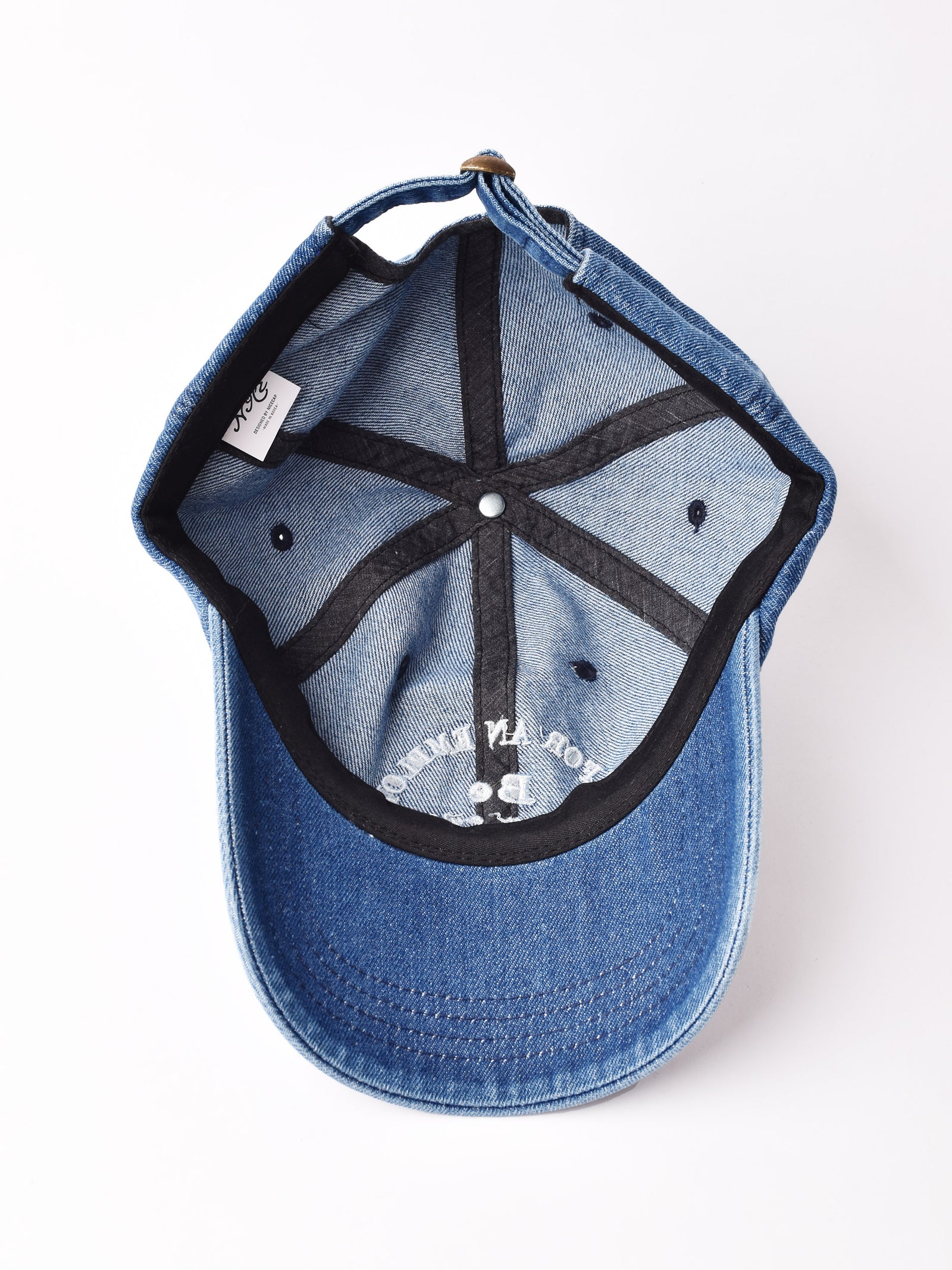 デニムキャップ 「NOT FOR AN EMPLOYER」 – 古着屋Top of the Hillの