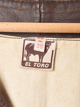 スペイン製 レザーシューティングジャケット