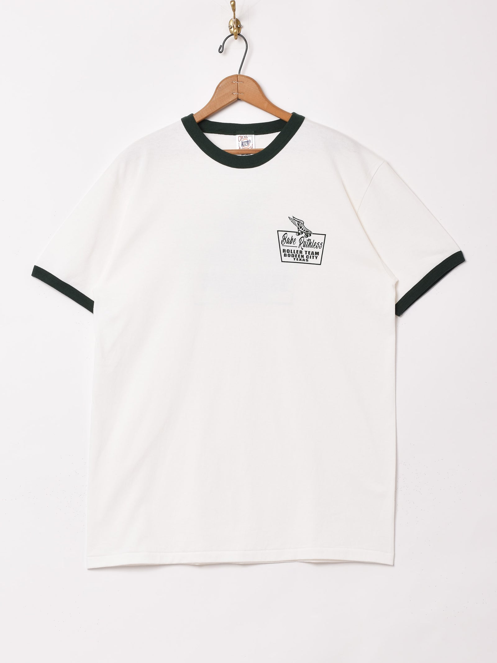 2色展開】Roller Skate プリント リンガーTシャツ – 古着屋Top