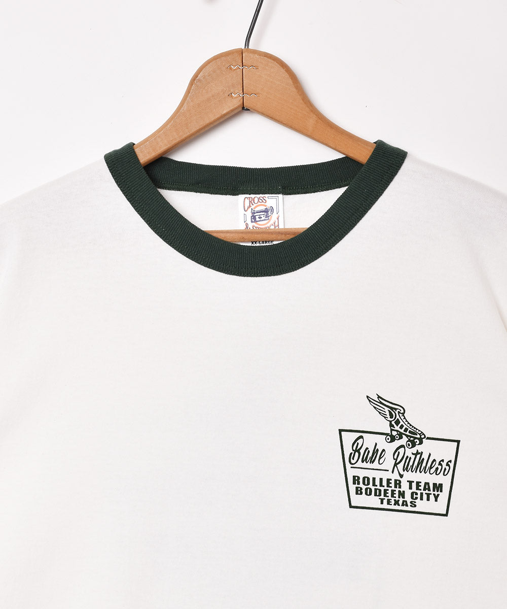 2色展開】Roller Skate プリント リンガーTシャツ – 古着屋Top of the