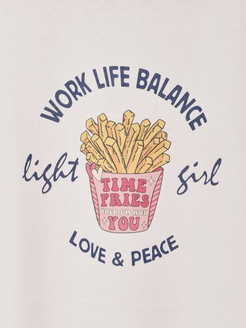 プリントTシャツ「WORK LIFE BALANCE」