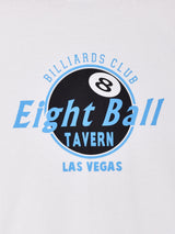 【2色展開】 ロゴプリント Tシャツ「8Ball」