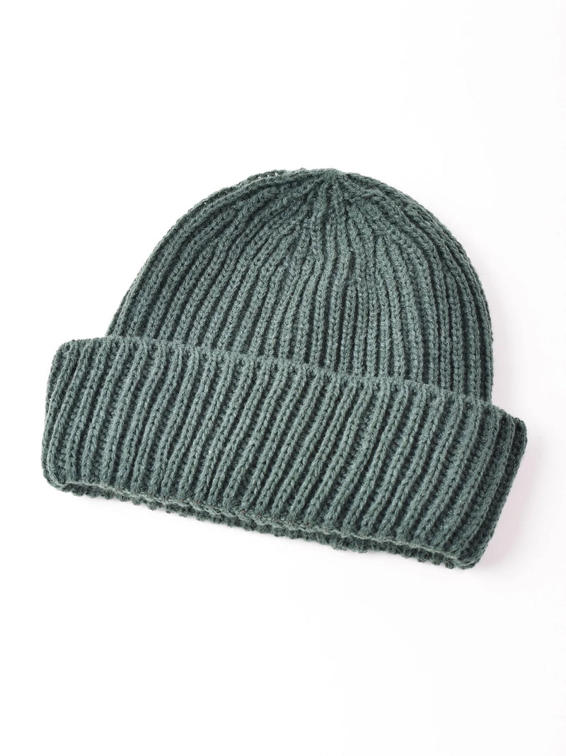 【4色展開】リブ ニットキャップ