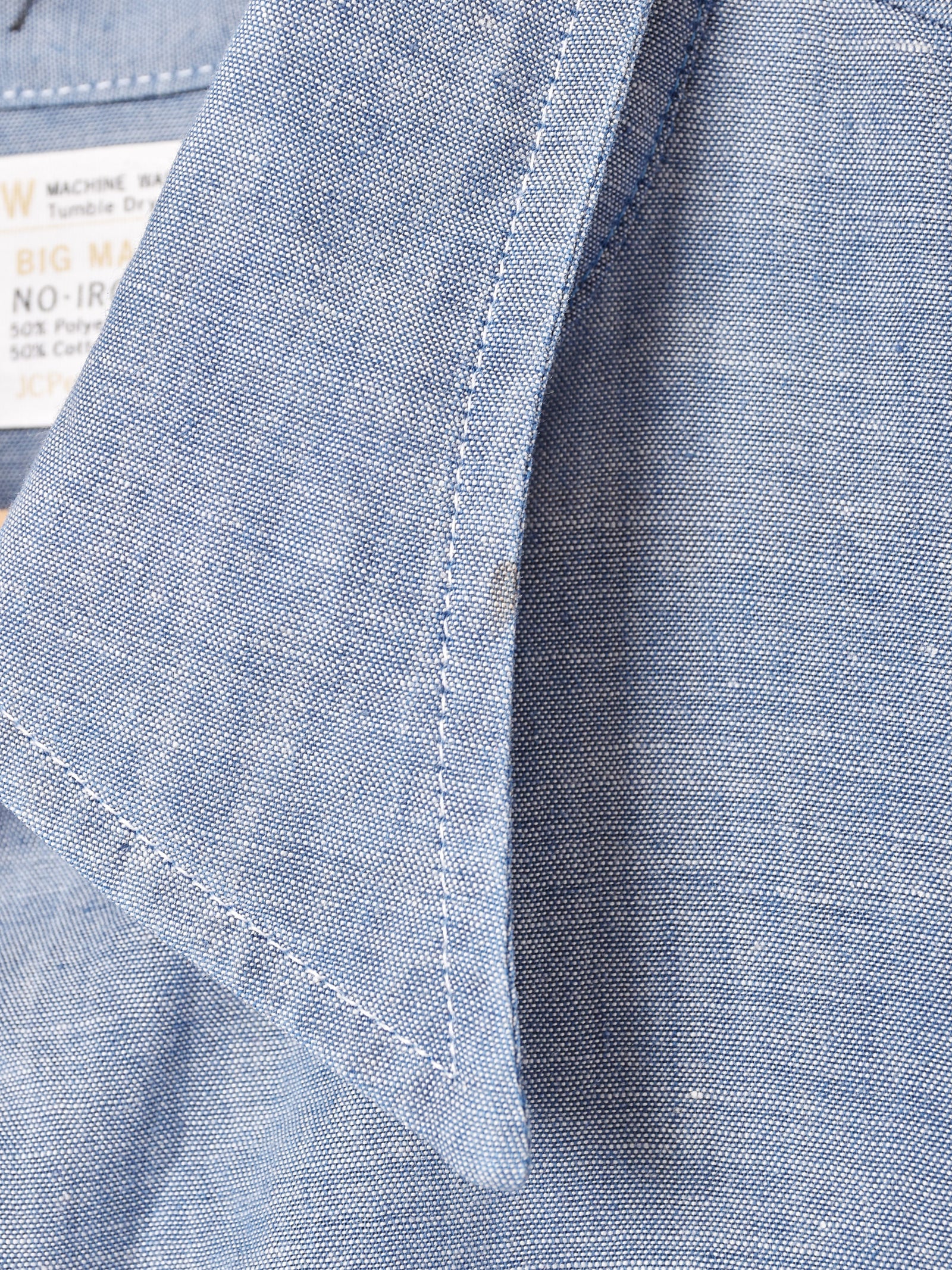 J.C.Penny 刺繍 デニム シャンブレーシャツ – 古着屋Top of the