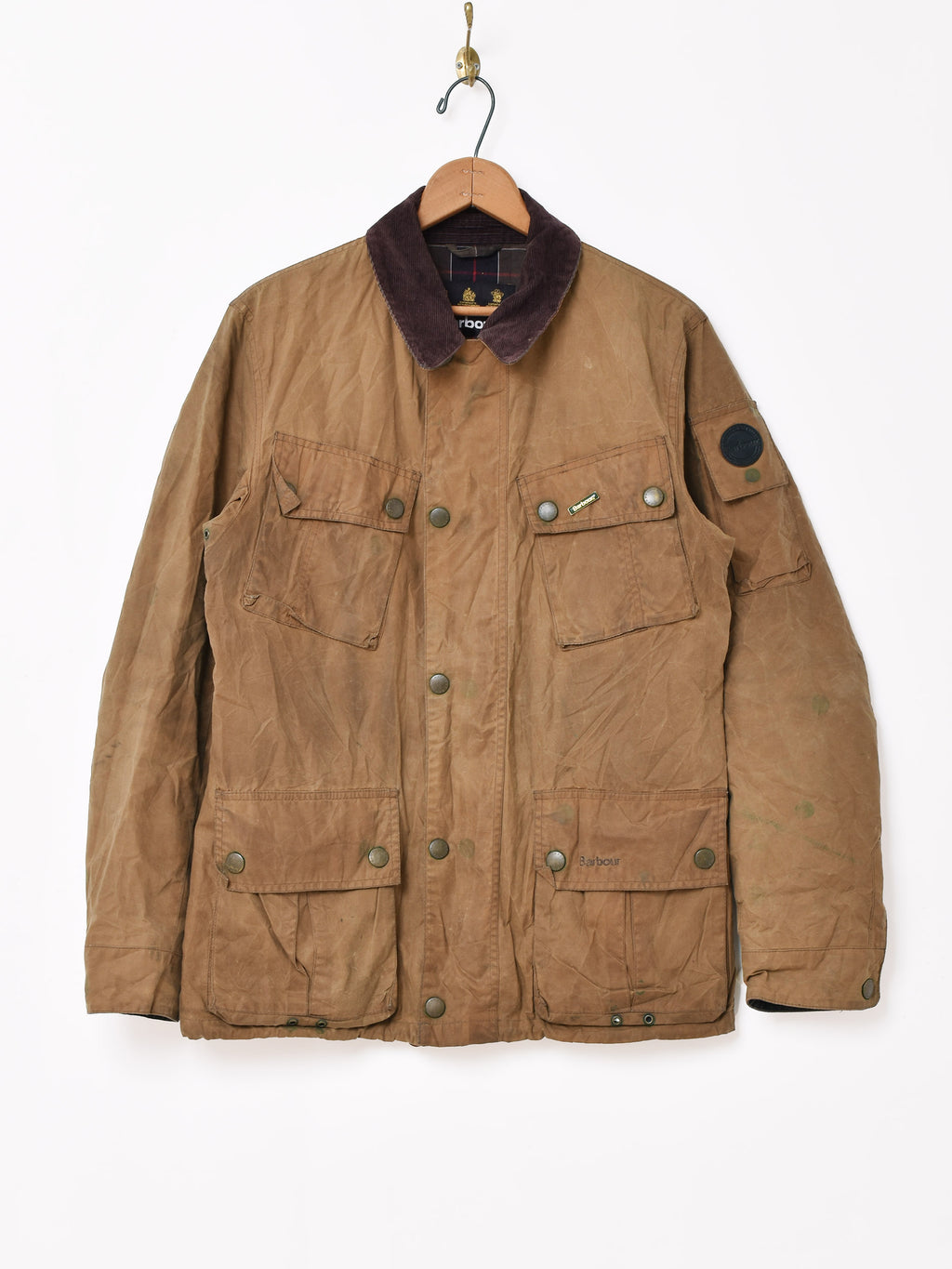 Barbour コーデュロイ襟 オイルドジャケット – 古着屋Top of the Hill