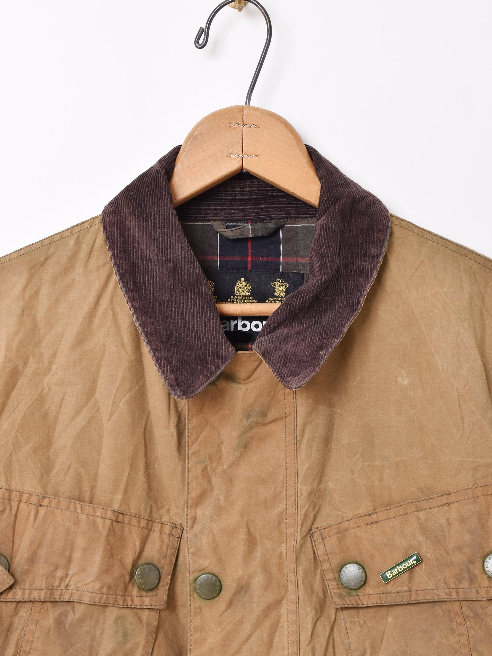 Barbour コーデュロイ襟 オイルドジャケット – 古着屋Top of the Hillのネット通販サイト