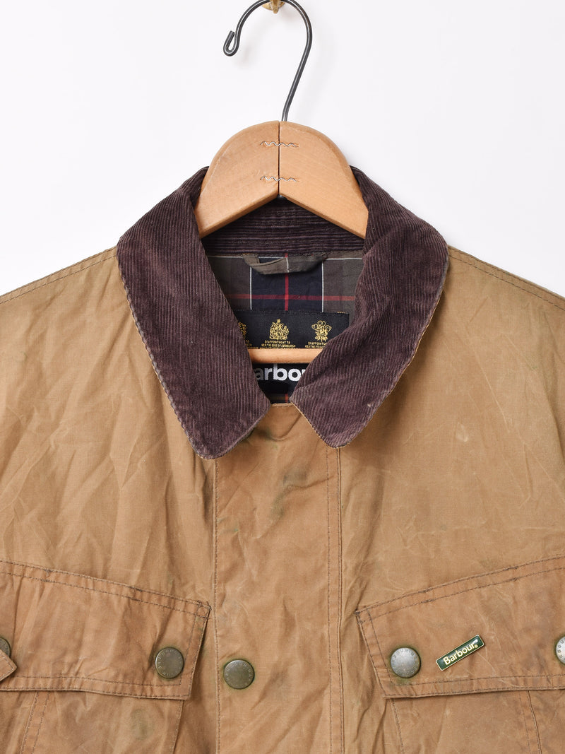Barbour コーデュロイ襟 オイルドジャケット – 古着屋Top of the Hill 