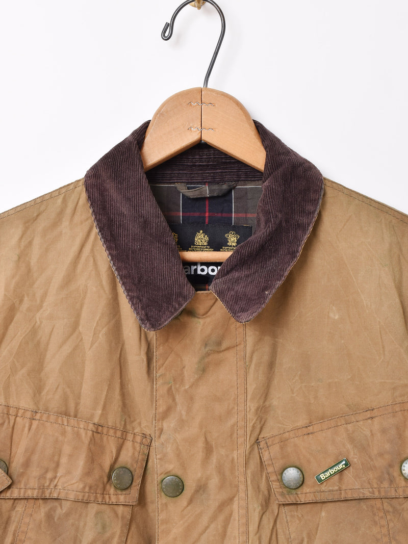 Barbour コーデュロイ襟 オイルドジャケット – 古着屋Top of the Hill