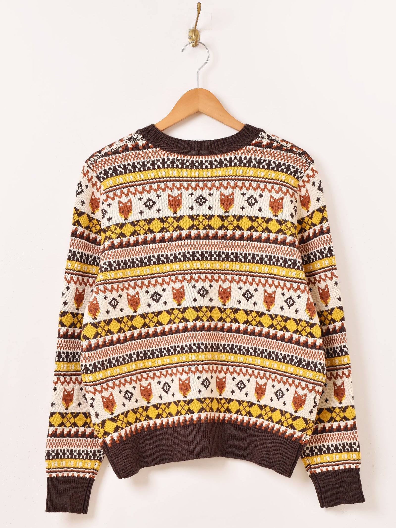 極美品 60s 70s ヴィンテージ モヘアセーター フォックス キツネ柄 B03_0006_2b536aa8-0fd6-438d-