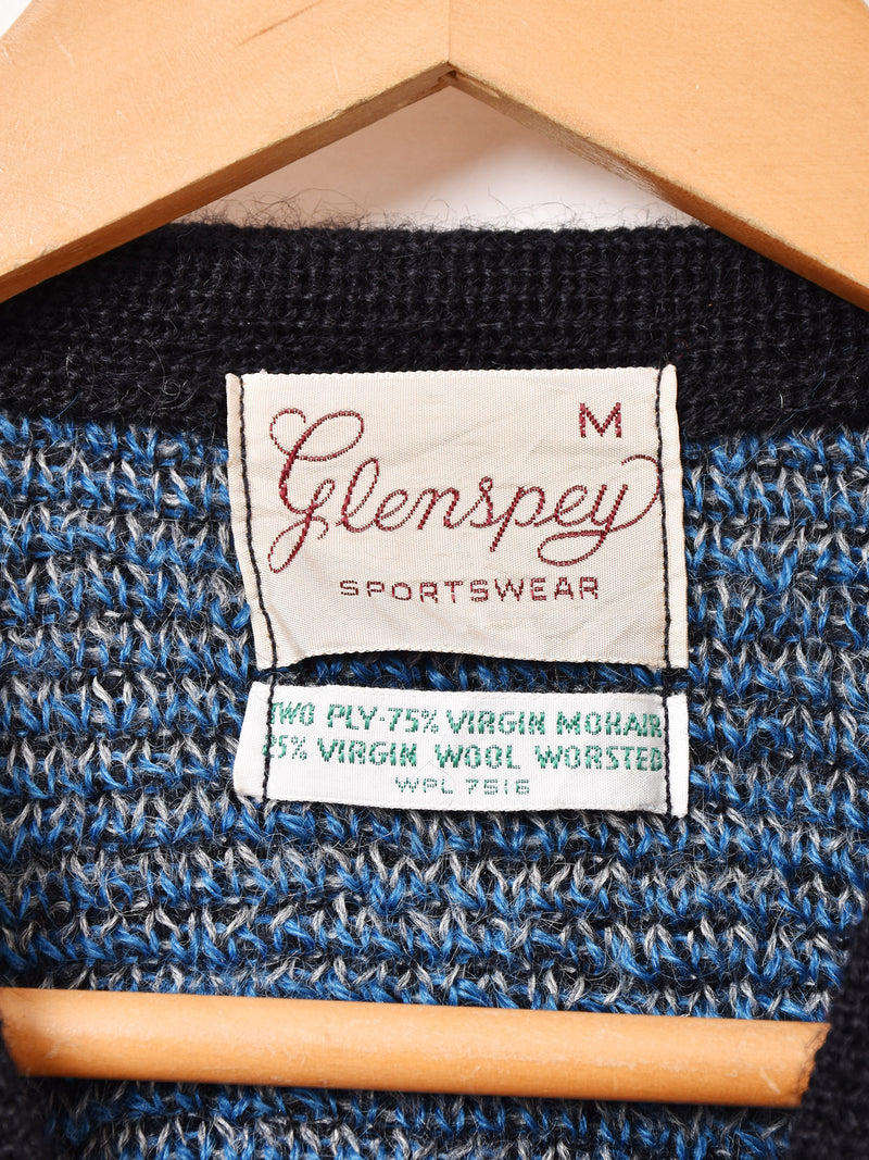 50's "Glenspey SPORTSWEAR" Mohair Cardigan