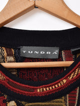 カナダ製 TUNDRA 3D コットンニット セーター