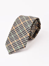 グレンチェック柄 ネクタイ