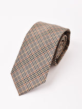 グレンチェック柄 ネクタイ