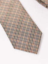 グレンチェック柄 ネクタイ