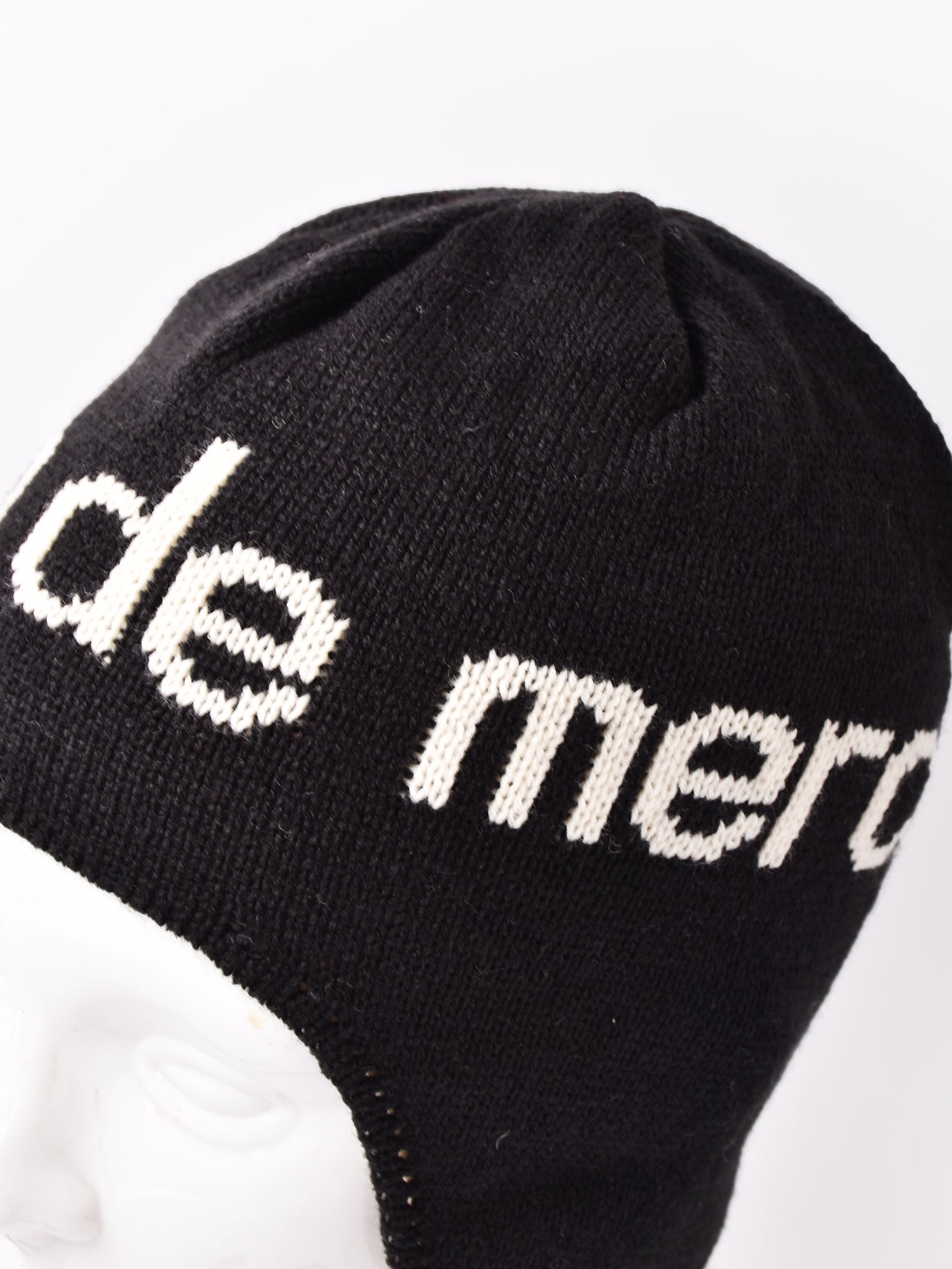 2色展開】イヤーフラップ ニットキャップ「Maison de merci」 – 古着屋
