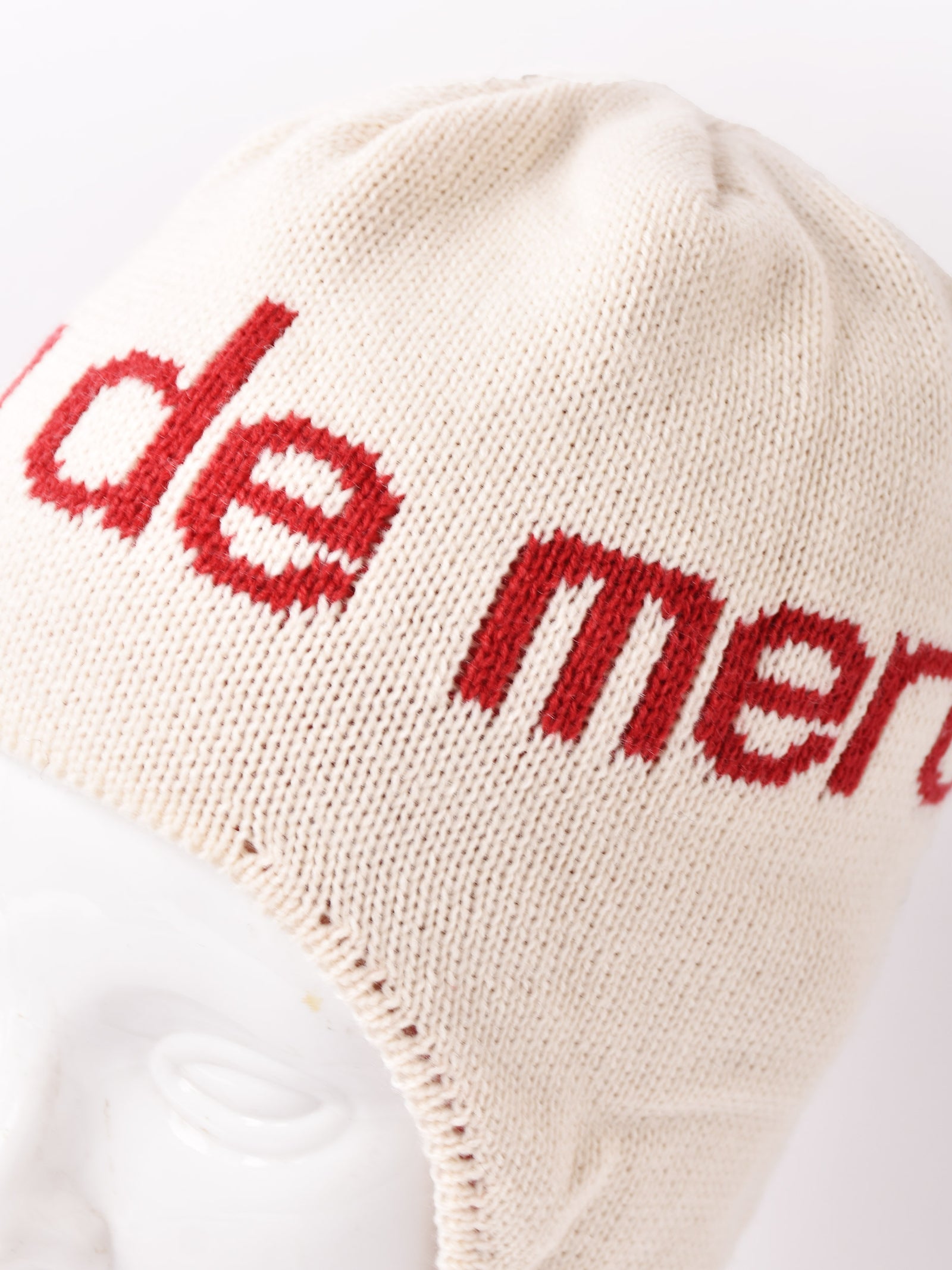 2色展開】イヤーフラップ ニットキャップ「Maison de merci」 – 古着屋