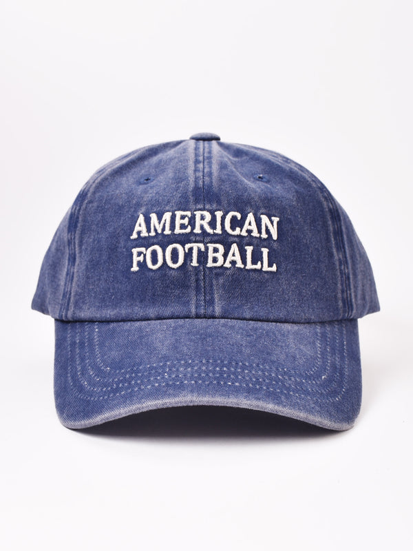 【2色展開】刺繍 キャップ「AMERICAN FOOTBALL」