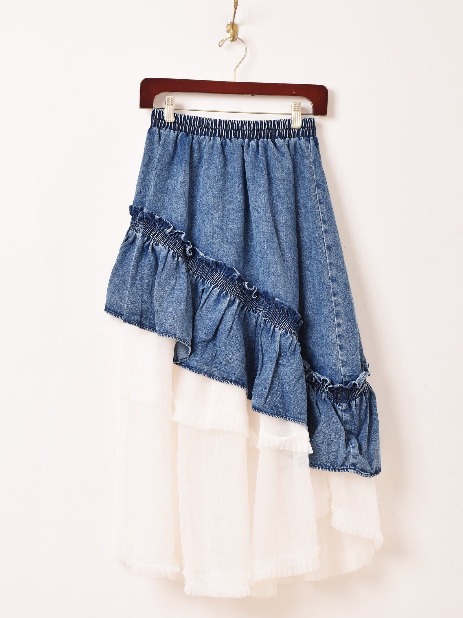meltthelady moon skirt アシンメトリー デニム スカート meltthelady moon skirt アシンメトリー デニム スカート
