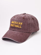 【2色展開】刺繍 キャップ「AMERICAN FOOTBALL」