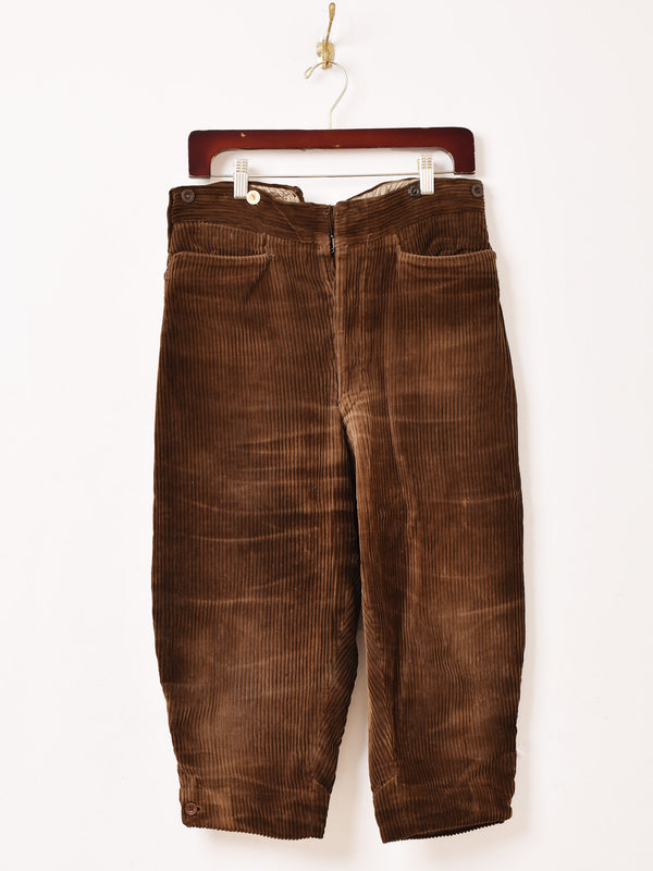 40's〜 French Corduroy Jodhpurs Pants