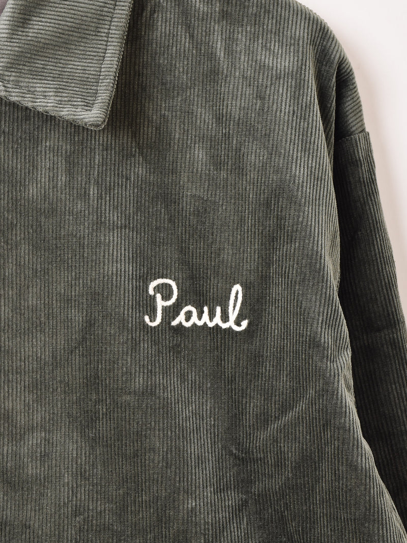 【3色展開】Backers 刺繍入り コーデュロイジャケット「ROLLER-CLUB」