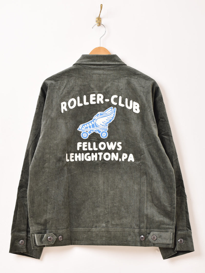 【3色展開】「Backers」刺繍入り コーデュロイジャケット「ROLLER-CLUB」