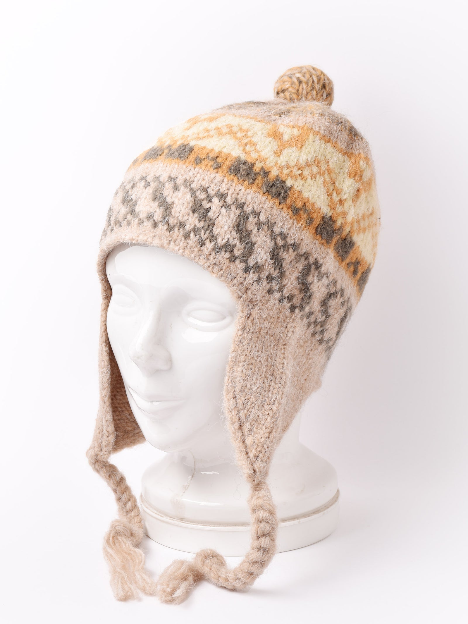 【新品未使用】VAUNDY ニット帽・イヤーマフ 裏ボア ニット帽 耳あて イヤーマフ 防寒 メンズ レディース