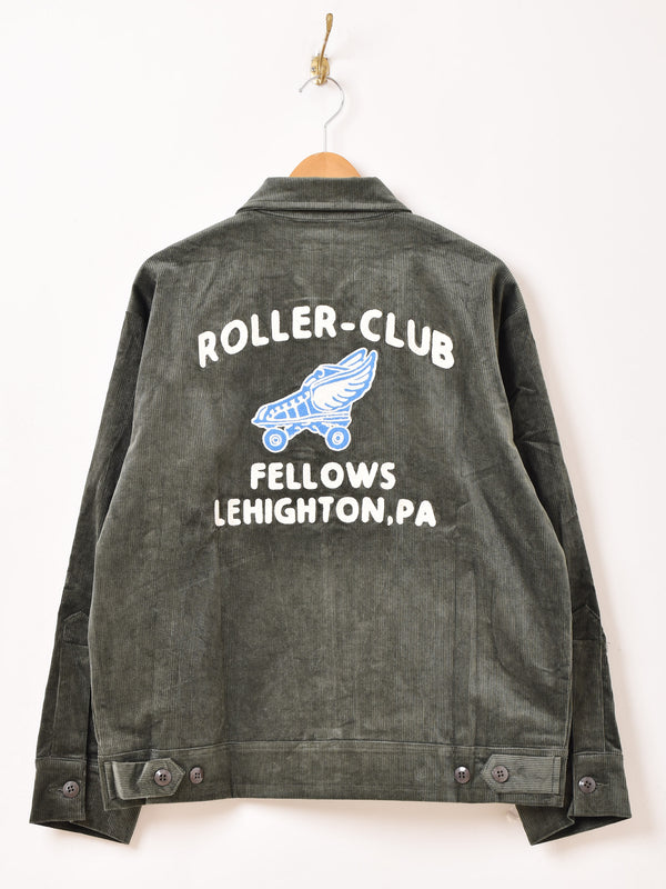 【3色展開】Backers 刺繍入り コーデュロイジャケット「ROLLER-CLUB」