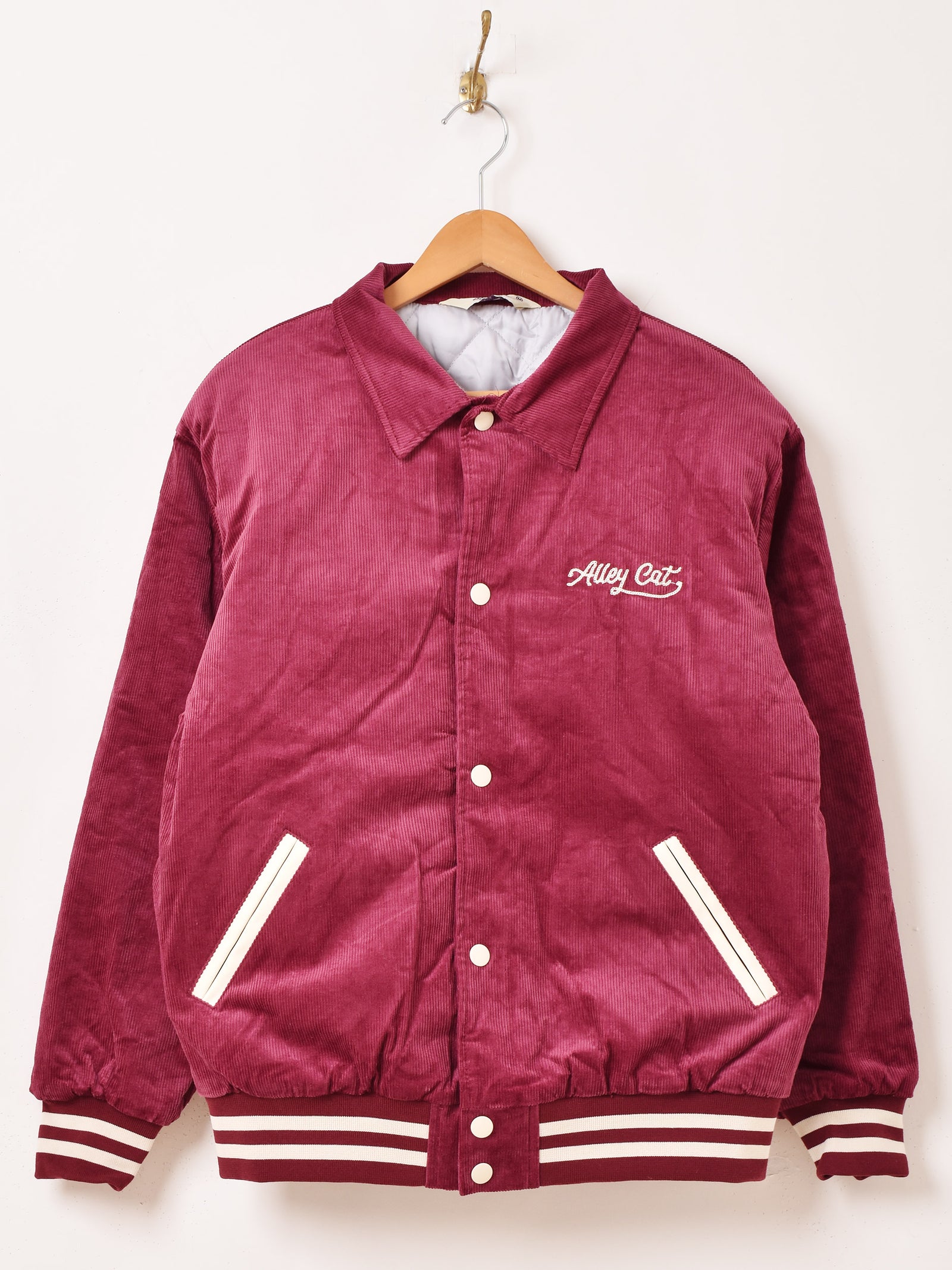 2色展開】Backers パッチ刺繍 コーデュロイ スタジアムジャケット