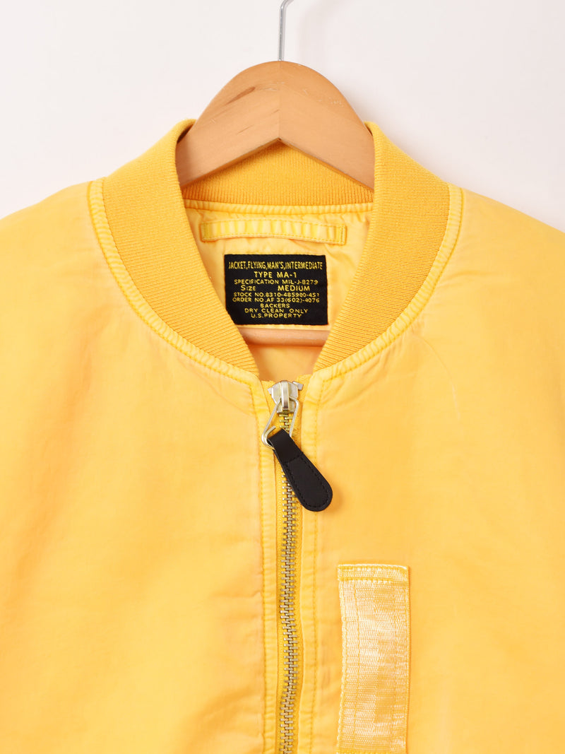 【2色展開】Backers 後染め MA-1 フライトジャケット
