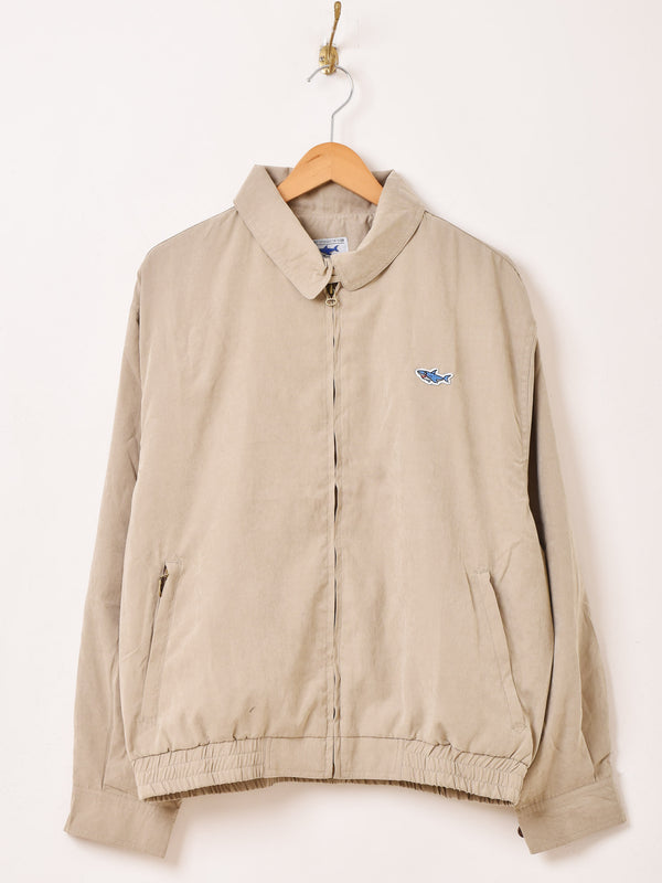 【4色展開】Backers ワンポイント シャーク ピーチスキンジャケット