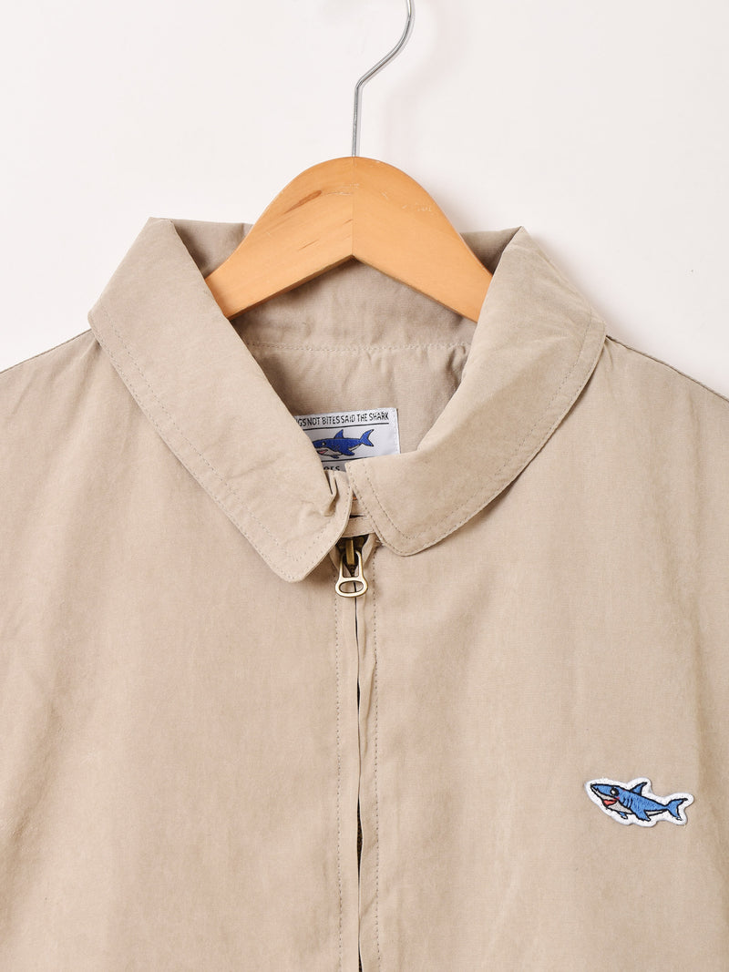 【4色展開】Backers ワンポイント シャーク ピーチスキンジャケット