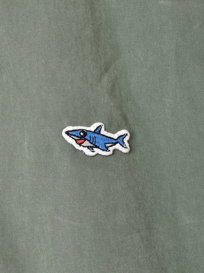 【4色展開】Backers ワンポイント シャーク ピーチスキンジャケット