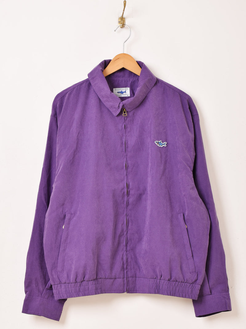 【4色展開】Backers ワンポイント シャーク ピーチスキンジャケット