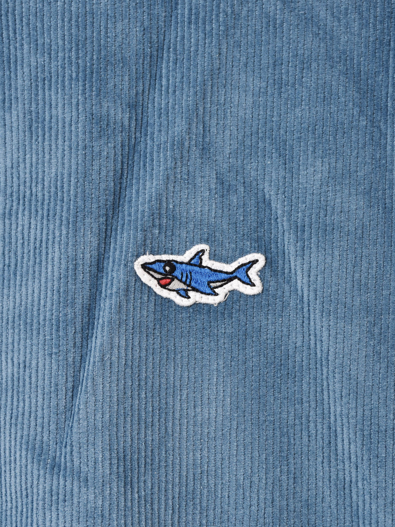 【3色展開】Backers ワンポイント シャーク コーデュロイジャケット