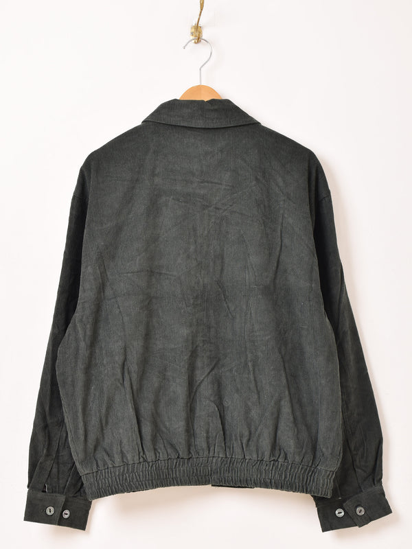 【3色展開】Backers ワンポイント シャーク コーデュロイジャケット