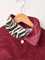 【3色展開】Backers ゼブラ コーデュロイ 襟付き スタジアムジャケット