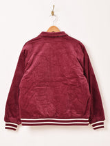 【3色展開】Backers ゼブラ コーデュロイ 襟付き スタジアムジャケット